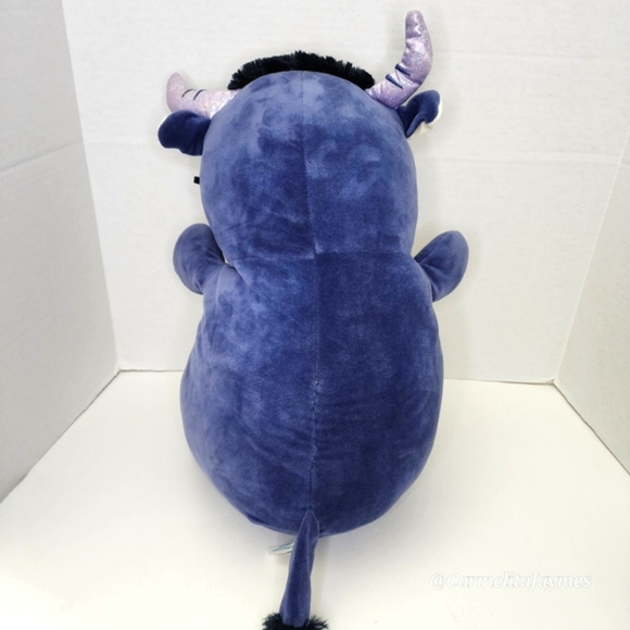 PERNI 🦬 18" Navy Blue Highland Cow HugMee Original Squishmallow ☆ NWOT ☆ - Picture 3 of 5